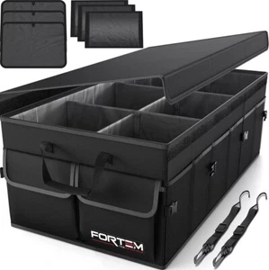 FORTEM XL Organizador de Botas de Coche, Plegable Multi Compartimento, Antideslizante Ajustable - Imagen 1 de 8