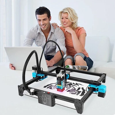 Laser Engraving Cutter Machine For Wood Leather Aluminum Acrylic Paper - image 1 of 4