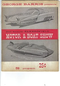 George Barris personal magazine collection-Bakersfield car show program 1959 - Picture 1 of 1
