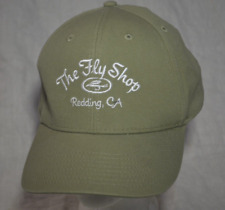 The Fly Shop Canvas Green Hat Cap Strap Back by Ouray