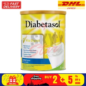 1 X DIABETASOL 800g Vanilla Flavor Diabetic Milk Powder High Calcium Nutrition - Picture 1 of 10