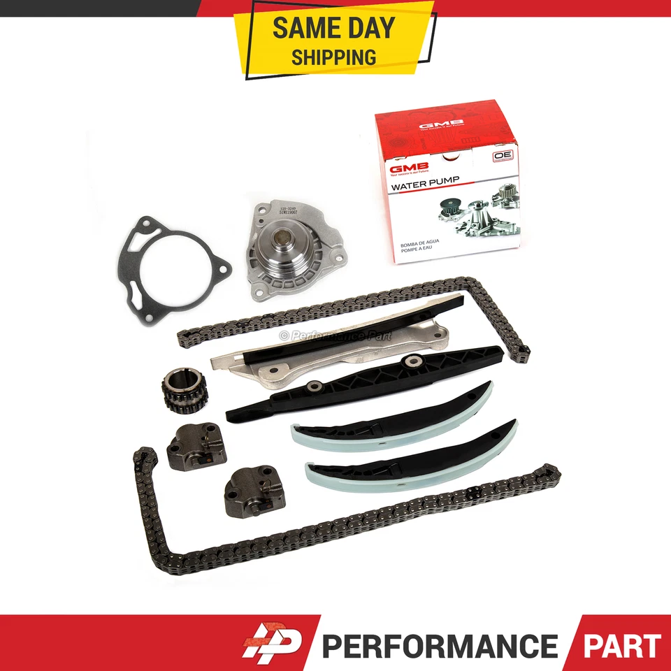 Kit de cadena de distribución bomba de agua apta 09-12 Ford Fusion Mazda Escape Tribute Milan 3.0 Foto 1 de 4