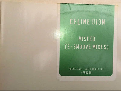 CELINE DION 12" Misled E-Smoove MIXES UK PROMO 1995 Green Sticker UNPLAYED Seale Foto 1 de 4