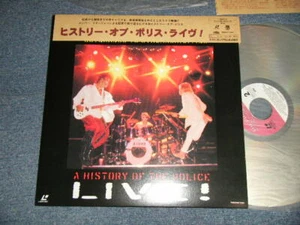 THE POLICE Japan 1995 POLM-1016 NM LaserDisc + Obi OUTLANDS TO SYNCHRONICITIES - Imagen 1 de 9