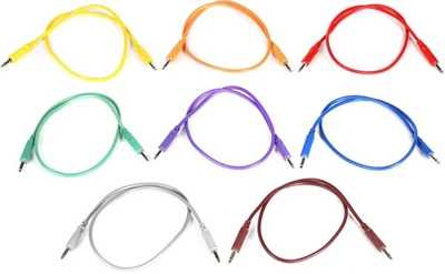 Hosa CMM-845 Eurorack Patch Cables 8-pack - 1.5 foot (Assorted Colors) - Image 1 of 4