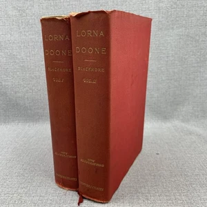 LORNA DOONE A Romance of Exmooor Vol I & II by R.D. Blackmore HC/DJ Illustrated - Imagen 1 de 17