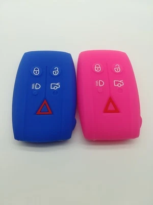 2*Cubierta de llave remota de silicona para Jaguar XF XFR XK XKR KR55WK49244 2007-2012 Foto 1 de 4