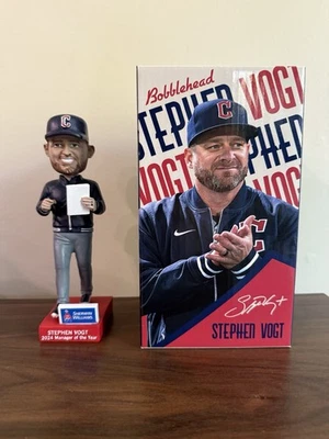 Cleveland Guardians Steven Vogt Bobblehead, Game Day Giveaway 7/19/25 BNIB - Image 1 of 3