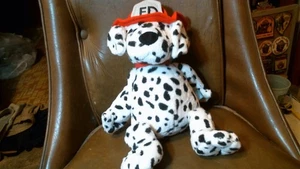 PELUCHE DALMATION PERRO DE FUEGO - NUEVO CON ETIQUETAS - VINTAGE - Imagen 1 de 3