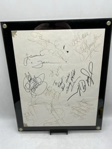 13X Signed Sheet Cut Autographs Walter Payton, Namath, Unitas, LT, Sgt Slaughter - Picture 1 of 17