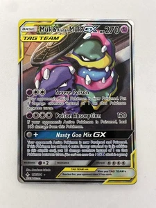 Pokemon - Muk & Alolan Muk GX *Alternate Art* Unbroken Bonds 197/214 - Bild 1 von 2