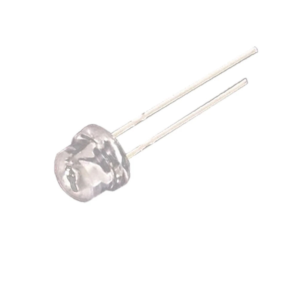 Lot de 50 5 mm chapeau de paille 2 broches diodes lumière LED jaune - Photo 1/1