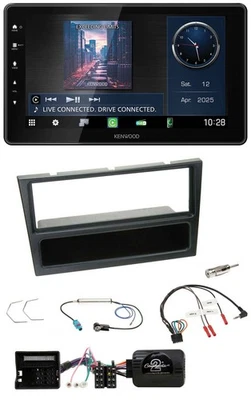 Kenwood Lenkrad Bluetooth USB DAB Autoradio für Opel Corsa C 2004-2006 schwarz - Bild 1 von 4