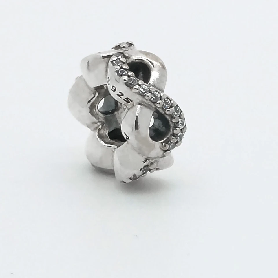 Original Pandora Spacer Infinity Unendlichkeit 925 Silber Zirkonia 792101CZ Neu - Bild 1 von 1