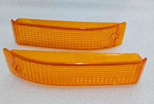 DAIHATSU CHARADE G100 G102 FRONT INDICATOR LAMP SIGNAL LIGHT LENS SET - Imagen 1 de 7