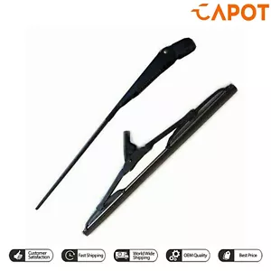 "Brazo de limpiaparabrisas universal y hoja de base de metal para barco de pesca ATV UTV 11""/14" - Imagen 1 de 6