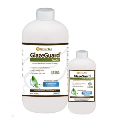 1 Qrt - GlazeGuard Gloss Ceramic, Porcelain Tile & Grout Sealer