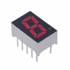 LA-301VB, LED-Display, 7-Segment, rot, CA, 10mcd, 8mm, RH DP - Bild 1 von 2