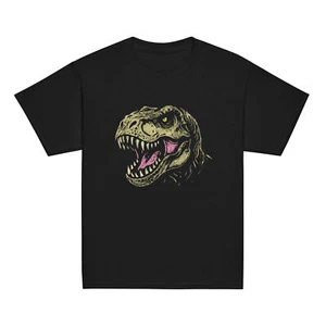 TRex Kids Shirt Scratchy Style Dinosaur TShirt For Kids - Picture 1 of 4
