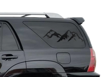 Mountain Decal Fits 2002-2009 Toyota 4Runner TRD PRO Limited Rear windows TF12-4 - Image 1 of 3