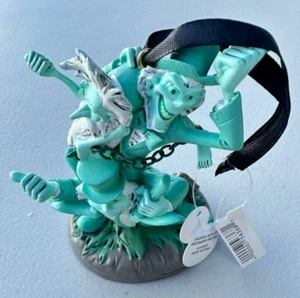 New Disney Parks Haunted Mansion Hitchhiking Ghost Green Figural Ornament - Picture 1 of 6