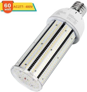 AC480V LED Corn Bulb 60W E39 Large Base Commercial Warehouse Airpoer Shop Light - Picture 1 of 12