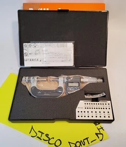 Mitutoyo 324-251-30 Gear Tooth Micrometer 0-25mm Range .00005"/.001mm Resolution - Picture 1 of 9