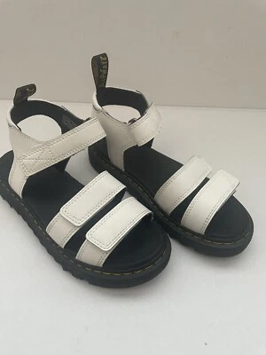Сандалии Dr. Martens Junior Klaire белые кожаные с ремешком размер 5 США - Изображение 1 из 4