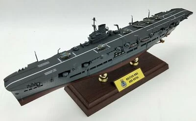 1:700 35CM FOV BRITISH HMS ARK ROYAL Aircraft Carrier Diecast Battleship Model - Image 1 of 4