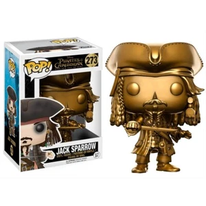 FUNKO POP DISNEY PIRATES OF THE CARIBBEAN #273 JACK SPARROW (GOLD) VINYL π¨ - Foto 1 di 11