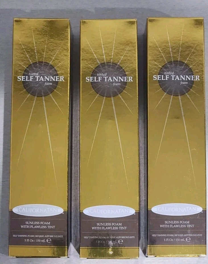 California Tan Tinted Self Tanning Foam 3 Bottles 5 Oz Ea. - Image 1 of 2