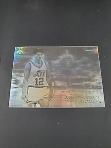 1991-92 Upper Deck Basketball Hologram AW3 John Stockton Utah Jazz - Picture 1 of 3