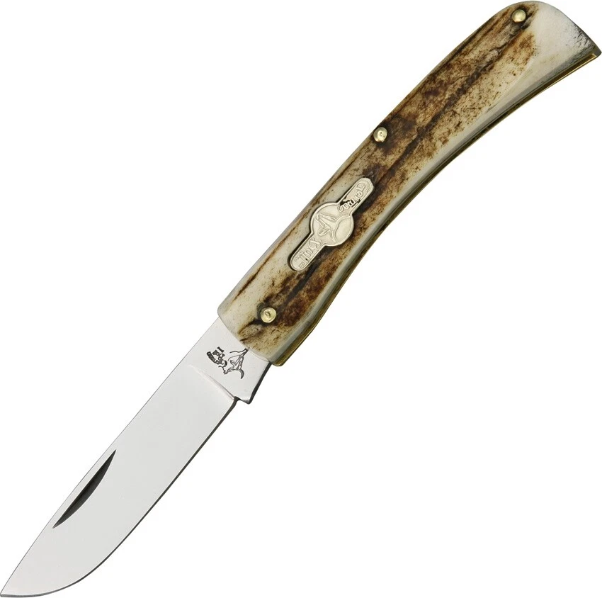 German Bull GB107 Dirtbuster/Sodbuster Stag Handle Folding Knife German SS Blade - Image 1 of 1