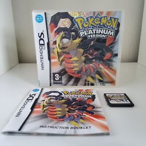 Pokemon Platinum Version (Nintendo DS) - Genuine UK Version with Manual FREE P&P