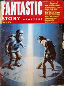 Fantastic Story Magazine July 1953 Philip K Dick Richard Matheson Fredric Brown - Imagen 1 de 2