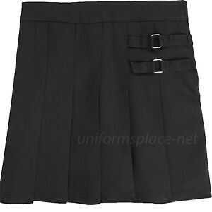 Girls Scooter French Toast Girls Two-Tab Pleated Scooter Skirt School Uniforms
