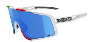 Salice 022 ITA White/Rw Blue Idro Cat. Clear Lens unisex Sunglasses