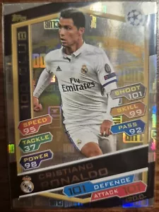 Cristiano Ronaldo Match Attax Champions League 2016/17 101 100 Club CR7 16/17 - Bild 1 von 3