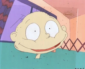 Rugrats Original 90's Production Cel Animation Art Nickelodeon Smile - Picture 1 of 2