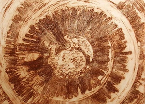 Irene Stein "Danza del Sol" Firmado a Mano Bellas Artes Grabado Años 70 Edición Abstracta. de 50 - Imagen 1 de 6