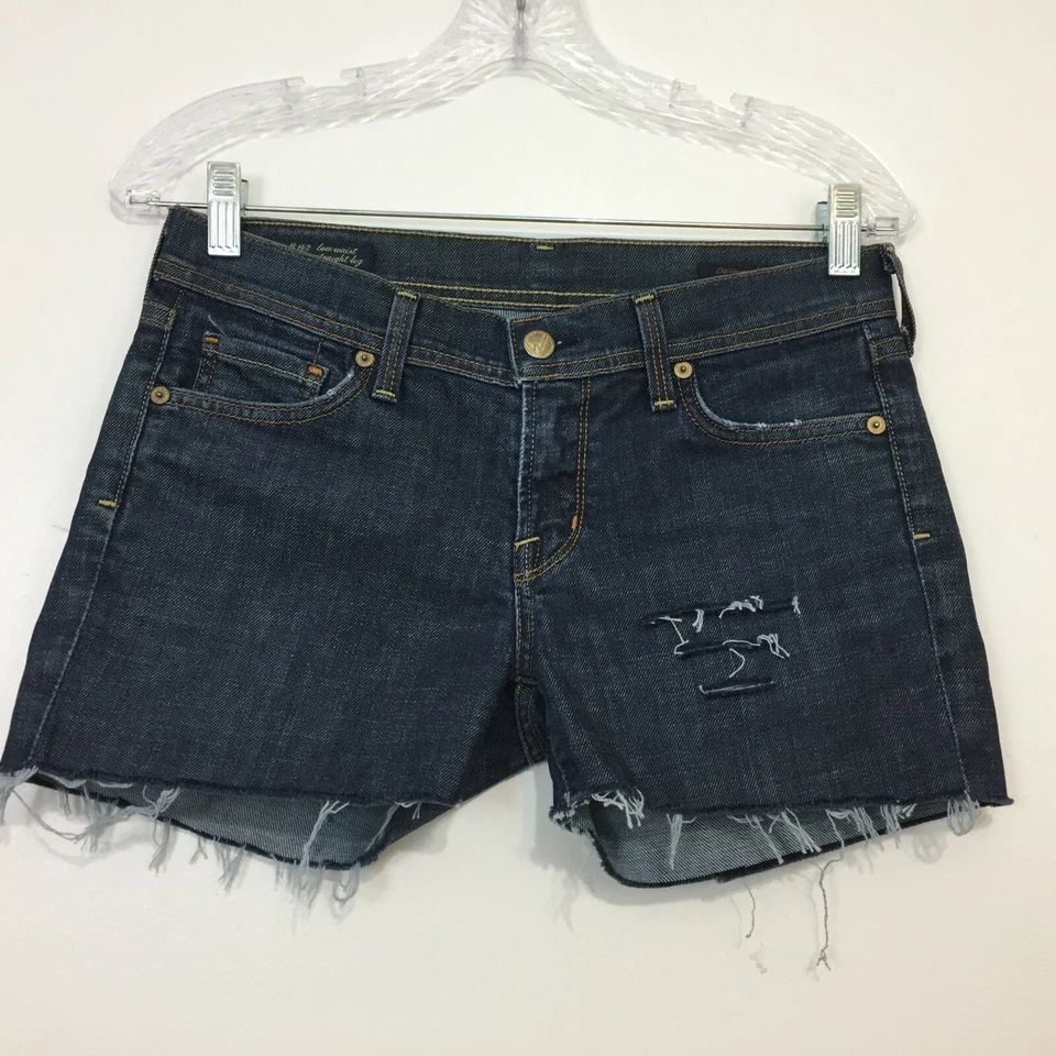 (N5) Citizens of Humanity Jeans Shorts Womens Size 28 Cutoff Frayed Distressed - Image 1 of 4