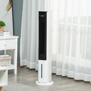 42" Air Cooler, Humidifier Evaporative Ice Cooling Fan with 3 Modes for Bedroom - Picture 1 of 23