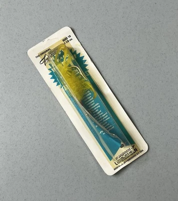 TONY ACCETTA Cuchara para Mascotas Talla 18 Señuelo de Pesca Pluma Amarilla 1 1/8 OZ NUEVO Precintado Foto 1 de 4