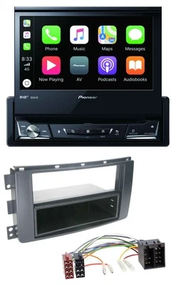 Pioneer DVD Bluetooth DAB USB MP3 Autoradio für Smart ForFour 454 ForTwo 451 ISO - Bild 1 von 4