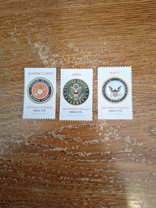 #6010-6012 2025 Army, Marine Corp, Navy 250th Anniv Set Of 3 - Picture 1 of 2
