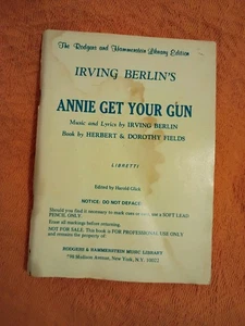 Annie Get Your Gun Broadway Professional Use Copy - Foto 1 di 3