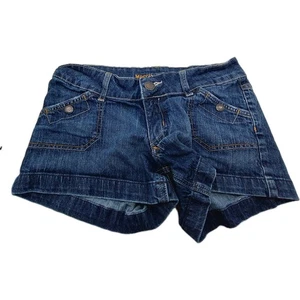 Mossimo Womens Shorts Size Junior 5 Denim Blue - Picture 1 of 7