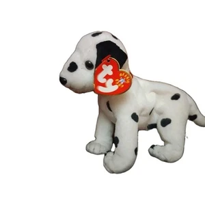 Ty Beanie Baby Dizzy Dalmatian Dog Pastel Colored Ears Spots with error tags. - Picture 1 of 8