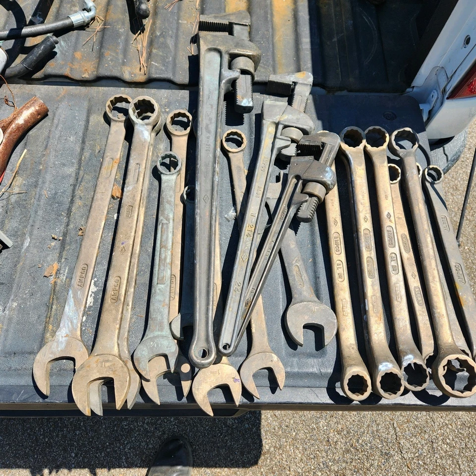 Lote de 8 llaves de extremo Ampco ALBR sin chispas en caja 15/16 ~1-5/8 Foto 1 de 1