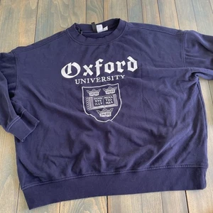 Oxford University Sweatshirt Navy Blau Vintage Look - Herren Small (P8) - Bild 1 von 6